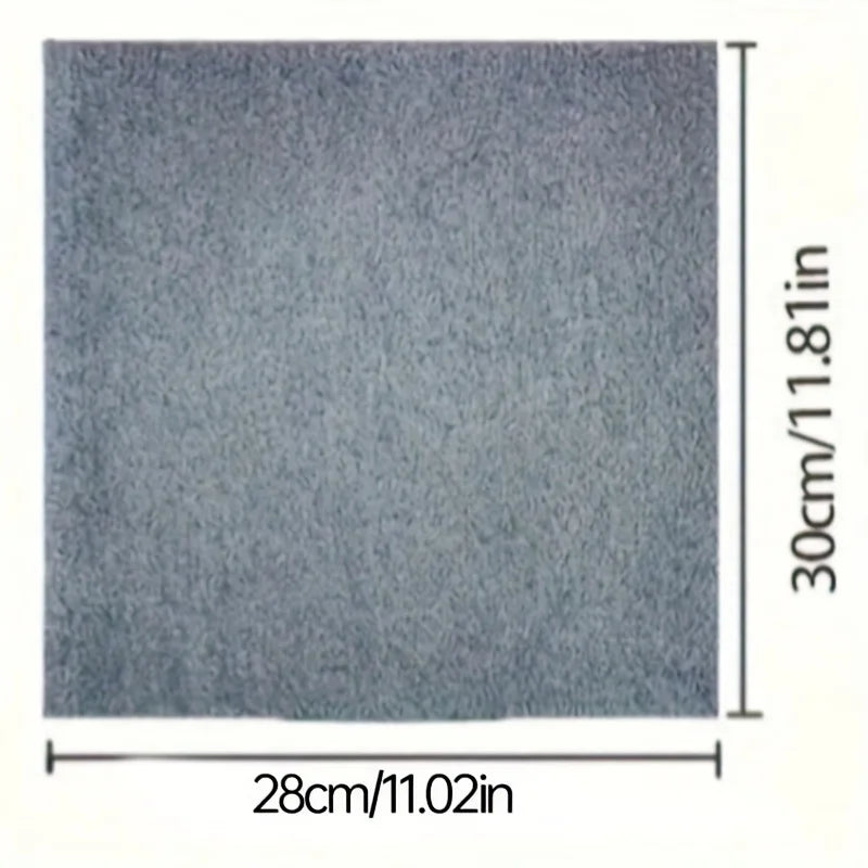 5-Pack Thickened Microfiber Cleaning Cloths | Streak-Free Glass