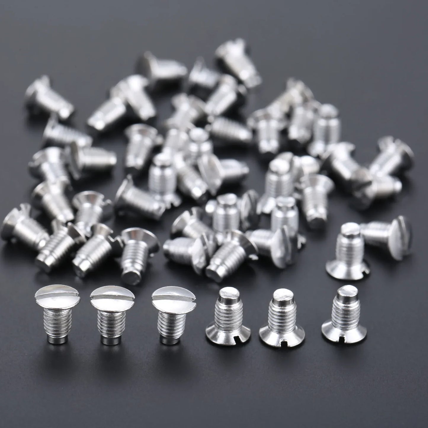 50Pcs Stainless Steel Needle Plate Screws – Industrial Sewing