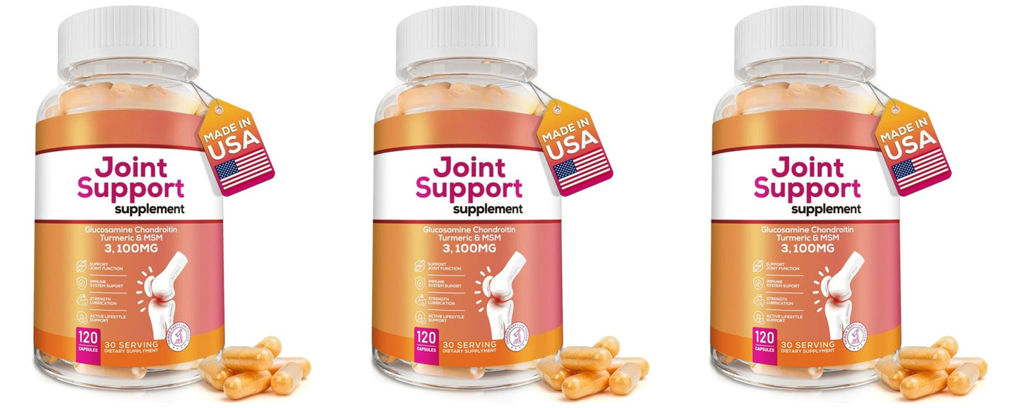 7-in-1 Joint Wellness Formula | Glucosamine Chondroitin MSM Turmeric