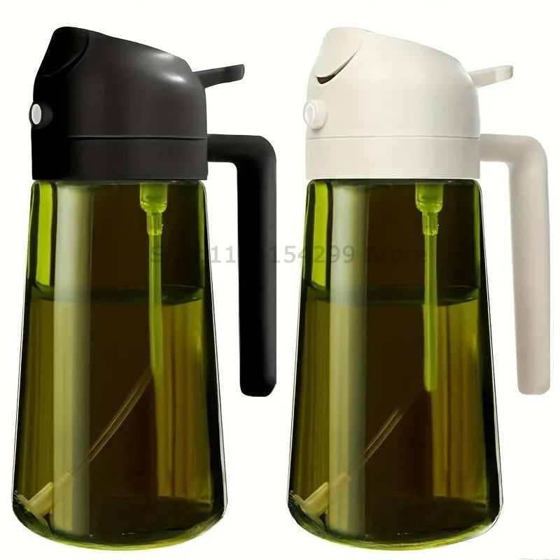 2-in-1 Oil Sprayer & Dispenser Bottle 470ml | Air Fryer BBQ