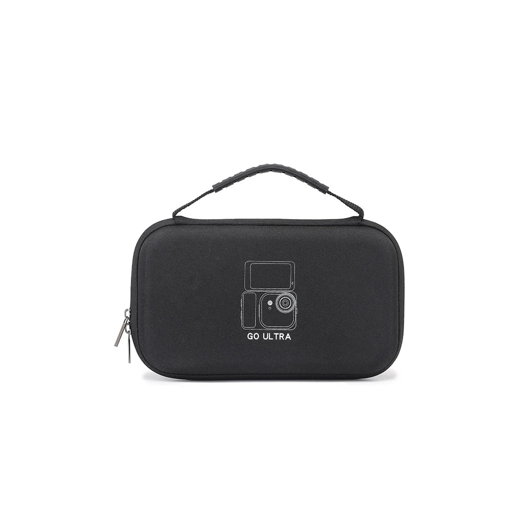 Stylish And Simple Suitable For INSTA360 GO Ultra Cameras Storage Bag Sports Camera Storage Box Perfect For Storing Accessories Peaceful Pleasures Health and Wellness Black Nylon