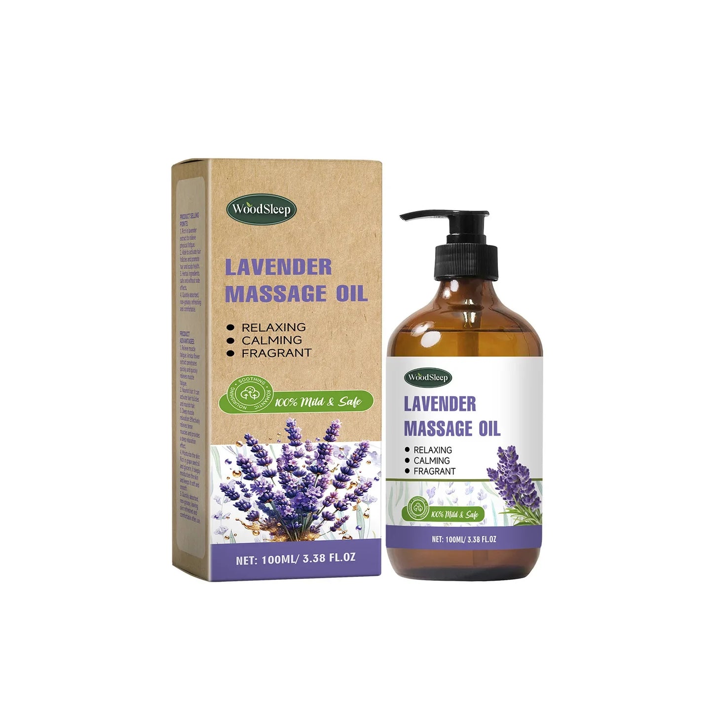 WOODSLEEP Ginger Massage Oil – Lymphatic & Muscle Relief