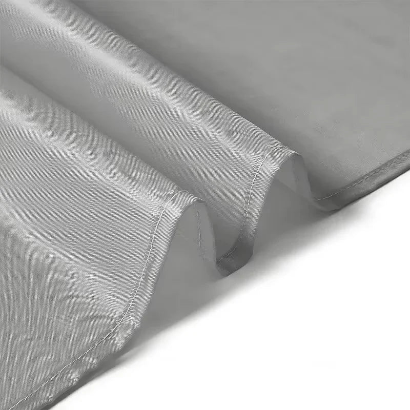 PEVA Waterproof Shower Curtain with Hooks – Grey 180x180cm
