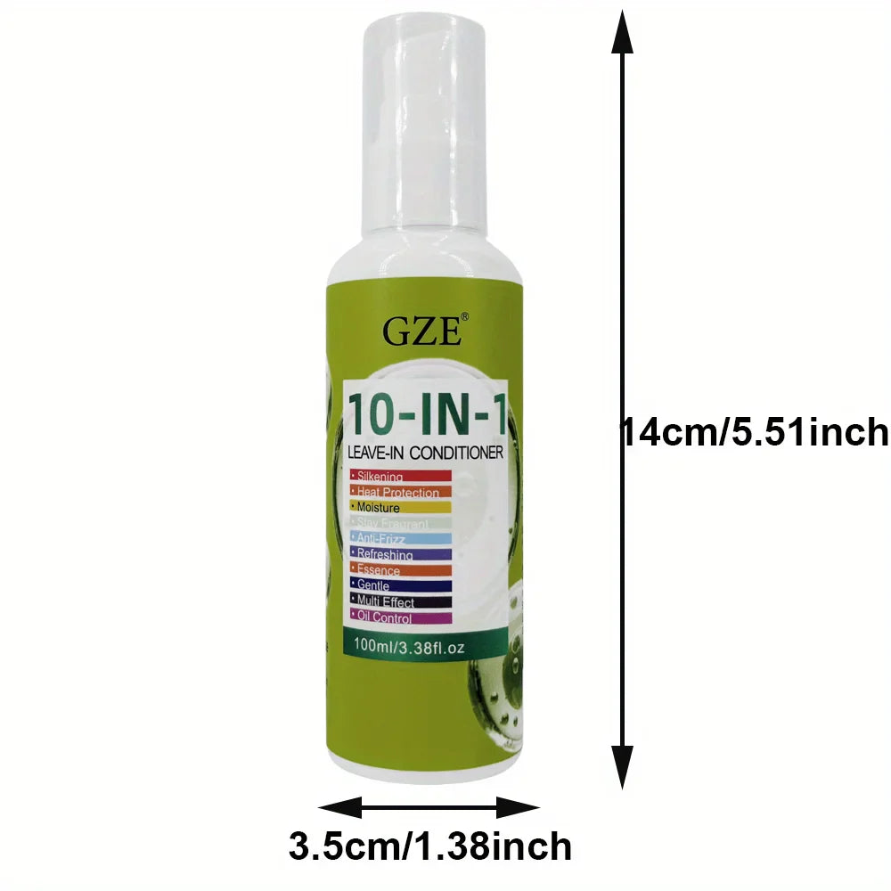 GZE 10-in-1 Leave-In Conditioner | Argan Oil, Anti-Frizz