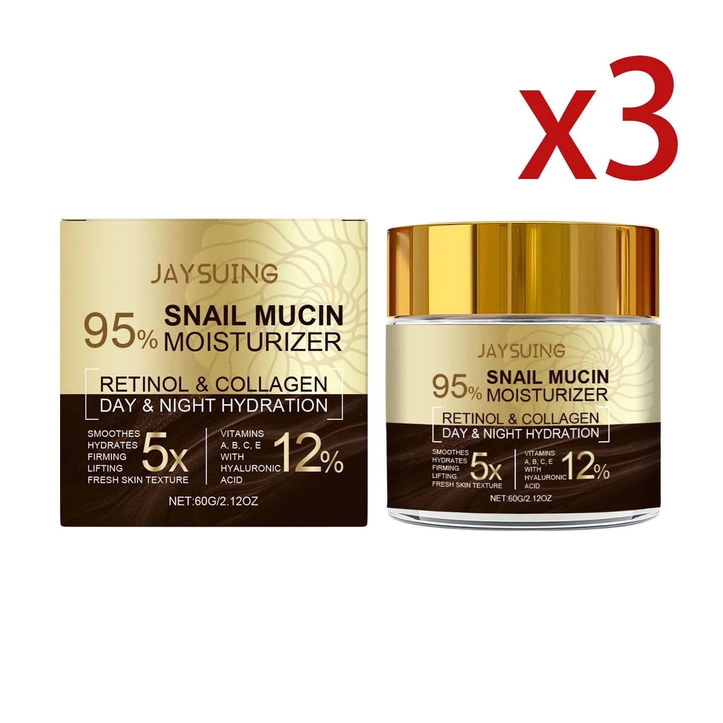Snail Collagen Face Cream – Deep Hydration & Radiance | 60g