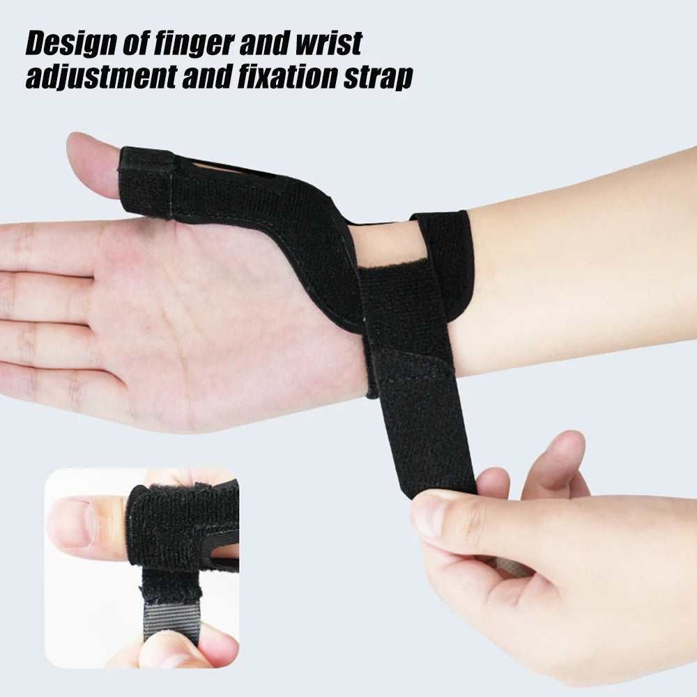 WEFITON 1PCS Universal Thumb Brace for Both Hands, CMC Support Splint for Arthritis, Trigger Thumb & De Quervain's Pain Relief Peaceful Pleasures Health and Wellness