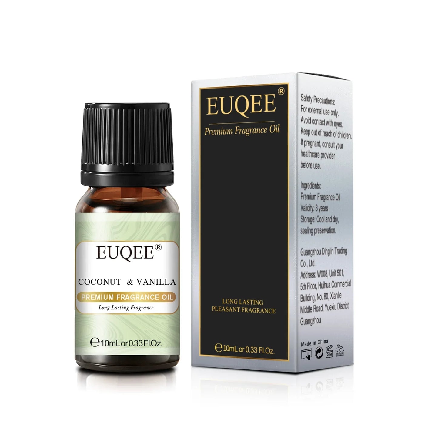 EUQEE 10ml Fragrance Oil – Diffuser, Candle & Aromatherapy