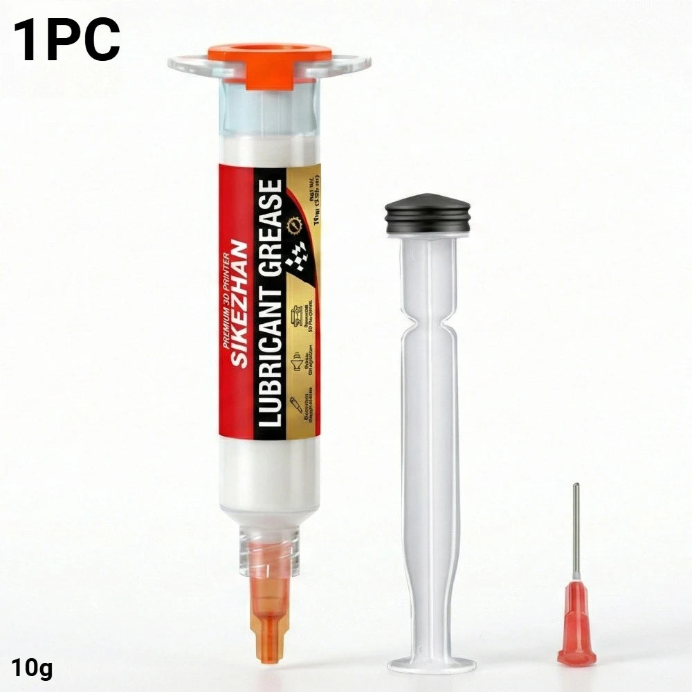 3D Printer White Grease Lubricant Lube for Linear Rails Lead Screws Rods CNC Bearings Reduce Noise Smooth Printing Maintenance Peaceful Pleasures Health and Wellness 1PC