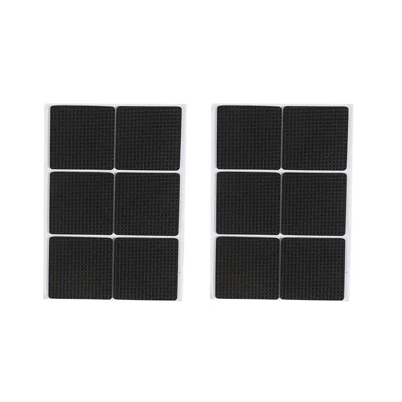 Self Adhesive Floor Protector Pads Chair Leg Table Feet Furniture Anti Slip Bumper Noise Reduction Mat Wear Resistant Felt Pads Peaceful Pleasures Health and Wellness Square 4.6cm