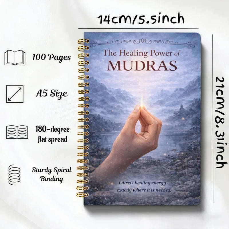Healing Power Mudras Hand Yoga Notebook Health Diet Fitness Books