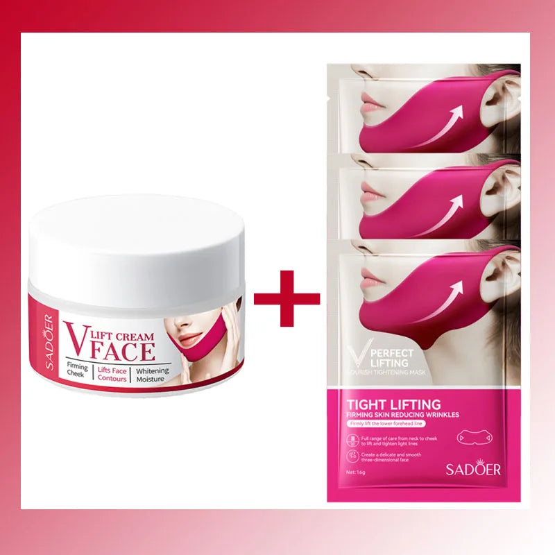 SADOER V-Shape Face Firming Cream – Collagen Lift & Contour