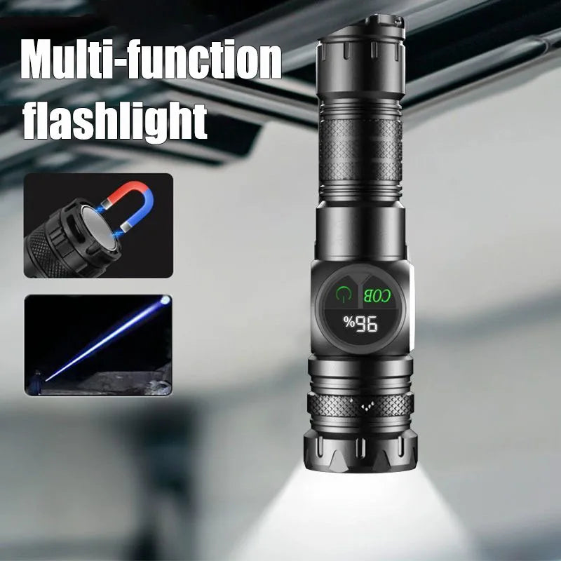 Mikenoon LED Flashlight USB Rechargeable Tactical Torch 500m