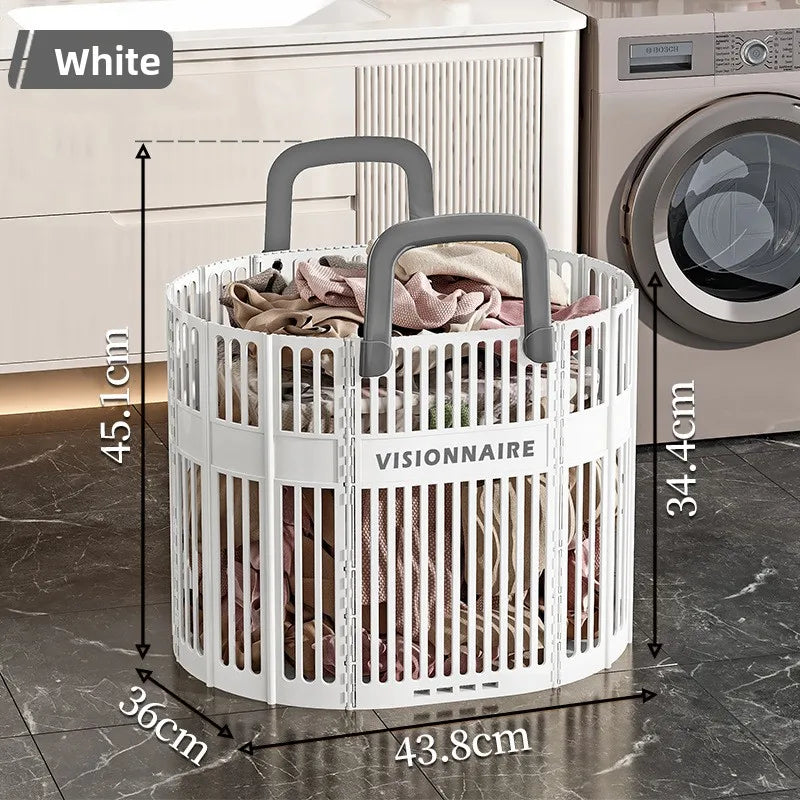 Extra Large Foldable Laundry Hamper | Collapsible Clothes Basket