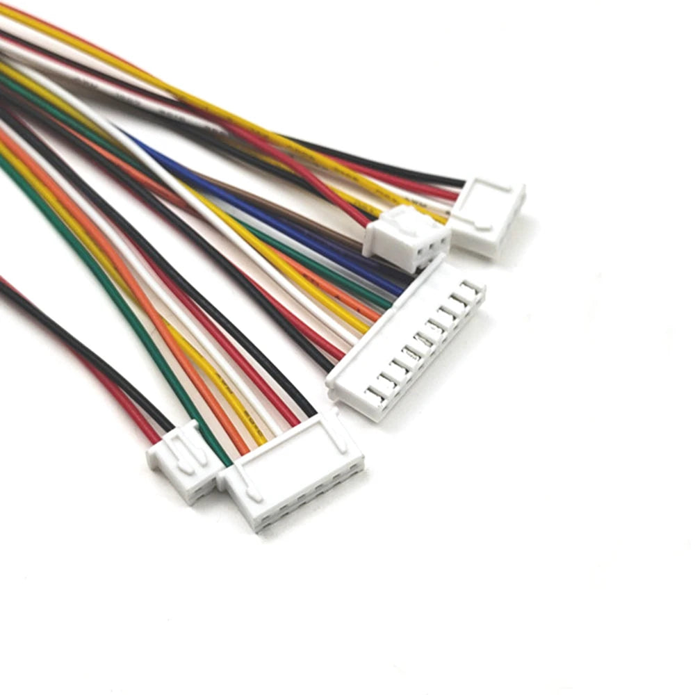 10pcs/lot JST XH 2.54 2/3/4/5/6/7/8/9/10 Pin Pitch 2.54mm Connector Plug Wire Cable 30cm Length 26AWG Peaceful Pleasures Health and Wellness