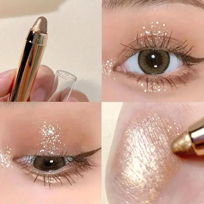 Double-Sided Eyeshadow Stick – Glitter & Matte Highlighter Pen