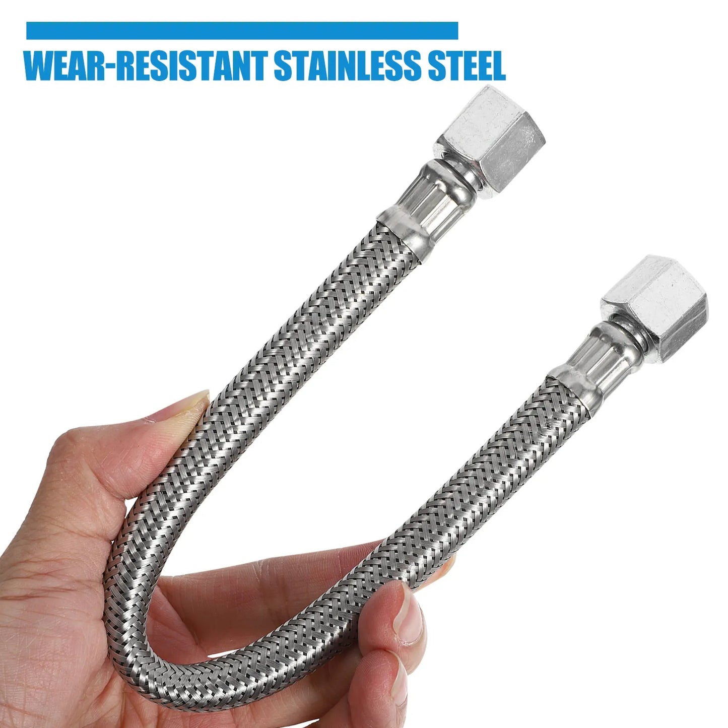 Stainless Steel Air Compressor Hose High Toughness Replacement Exhaust Tube Air Hose Pneumatic Tool Accessories Peaceful Pleasures Health and Wellness