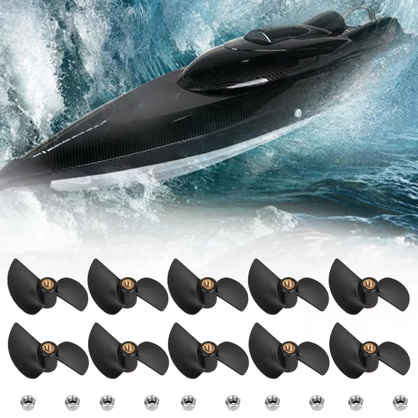 Model Boat Propeller Brushless Remote Control Tail Spare Part FT009 RC