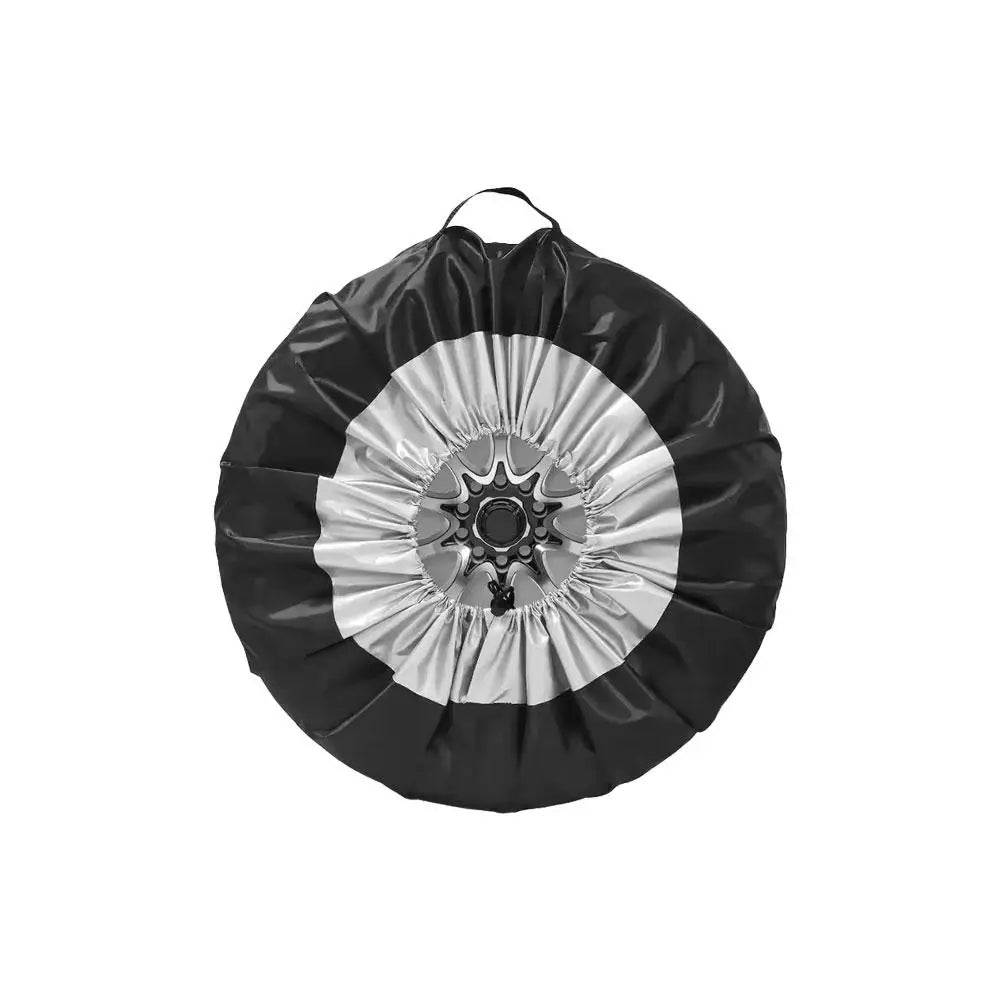 190/210T Polyester Taffeta Car Spare Tire Cover Snow Tire Storage Bag Wheel Protector Universal Waterproof Dustproof Wheel Cover Peaceful Pleasures Health and Wellness S