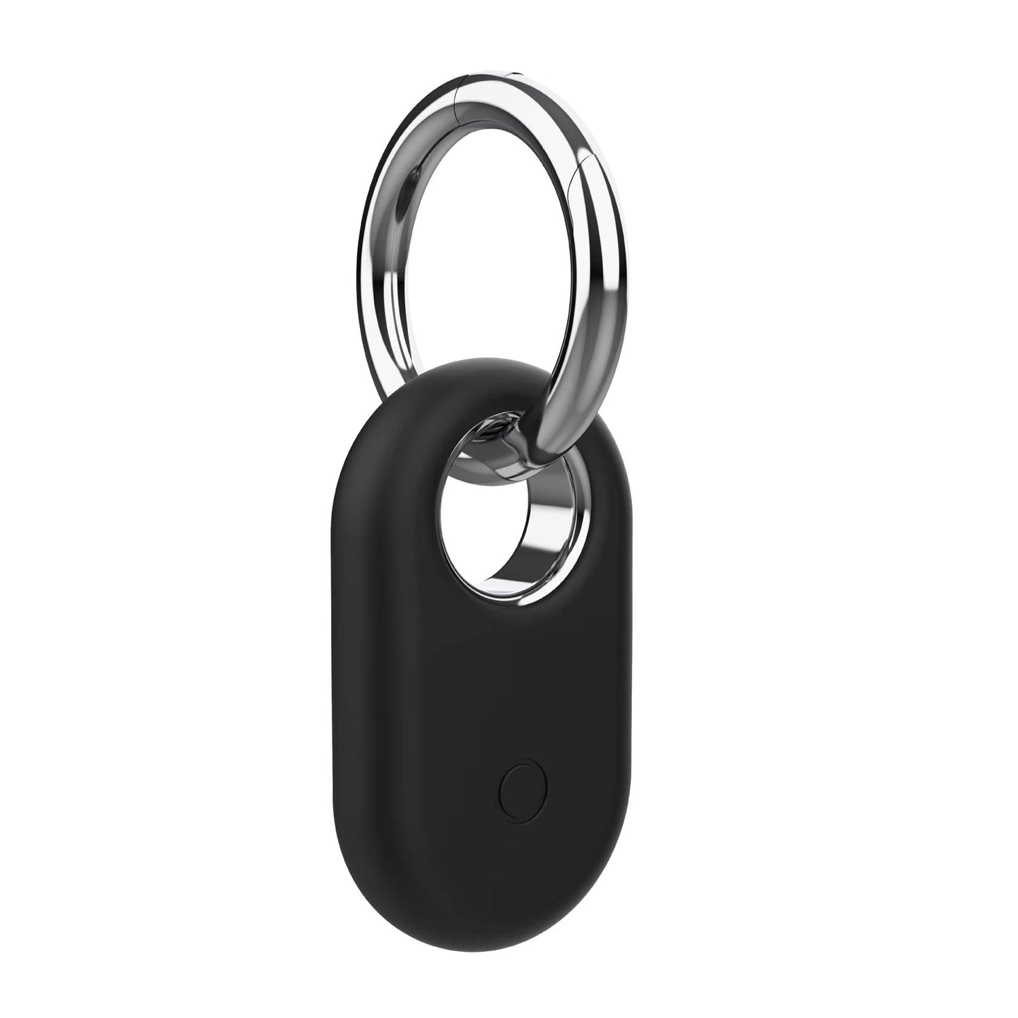 For Galaxy SmartTag 2 Silicone Protective Case, Keychain Anti-Scratch Protective Skin Cover For Smart Tag Tracker Holder Peaceful Pleasures Health and Wellness 1PCS Black For SmartTag 2