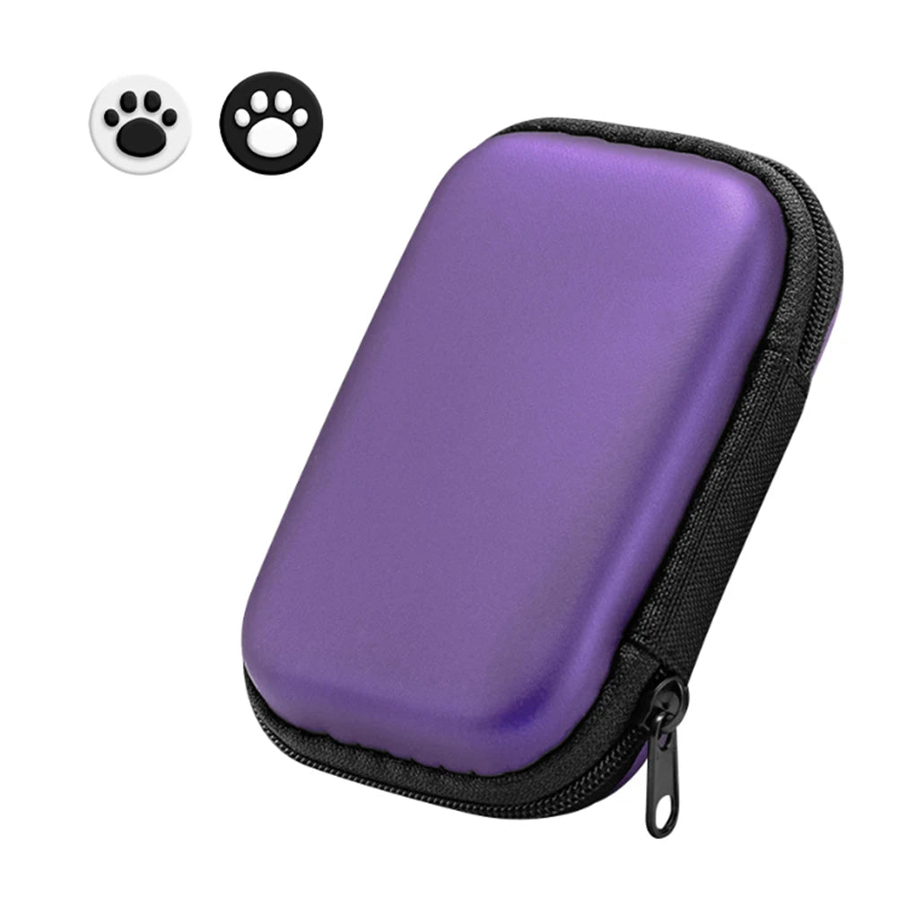 EVA Hard Carrying Case for Miyoo Mini Plus & ANBERNIC RG35XX Peaceful Pleasures Health and Wellness Purple spain