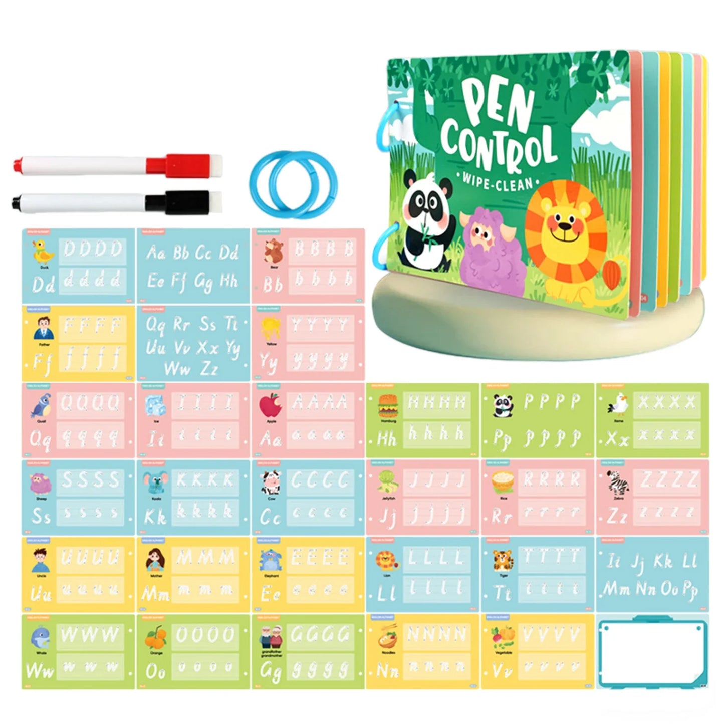 Write & Wipe Pen Control Activity Book for Toddlers & Kids