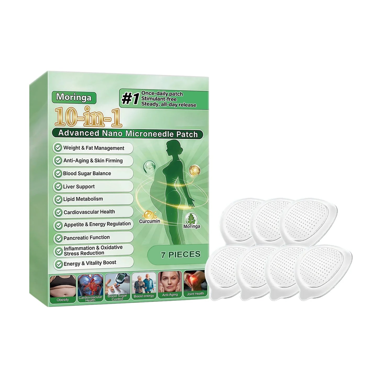 Body Care Microneedle Patch – Breathable & Skin-Friendly | 7pc