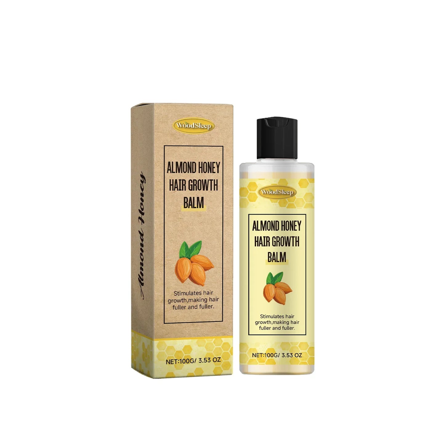 Honey & Almond Shampoo, Balm & Conditioner Kit – All Hair Types