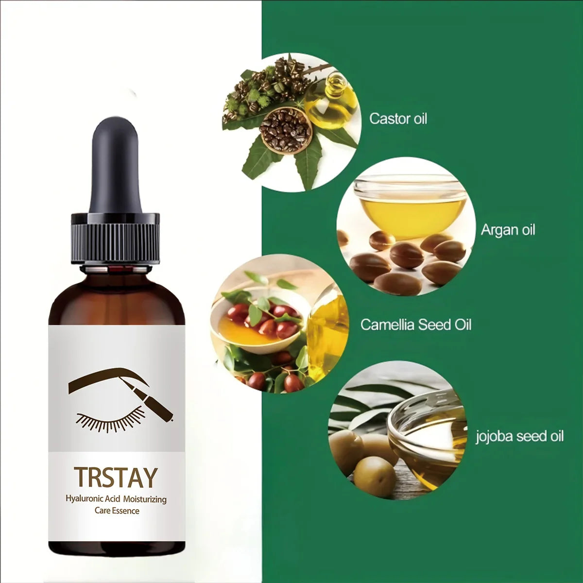 TRSTAY Eyelash Growth Essential Oil – Nourishing & Hydrating