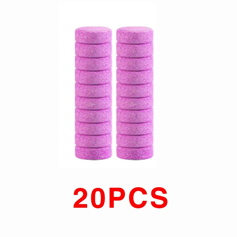 Car Windshield Cleaning Effervescent Tablets | Streak-Free Glass