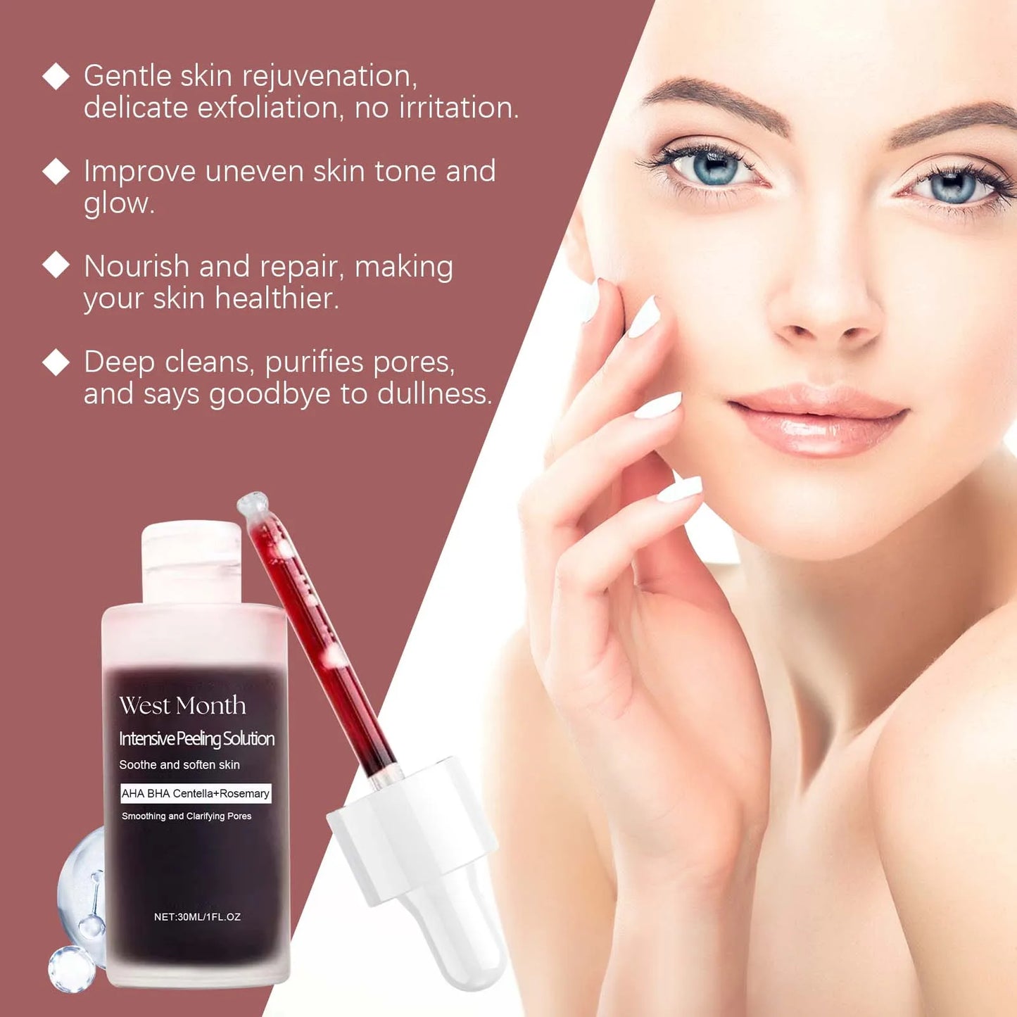 AHA BHA Exfoliating Face Serum – Pore Tightening & Anti-Acne