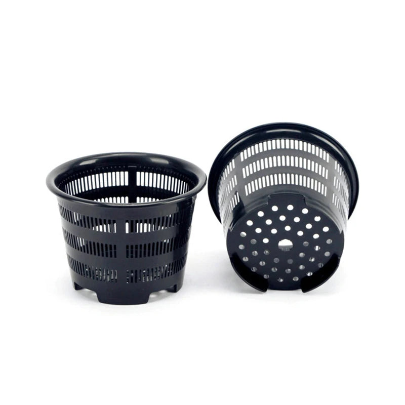 Clear Mesh Orchid Pot – Breathable Plastic Nursery Basket