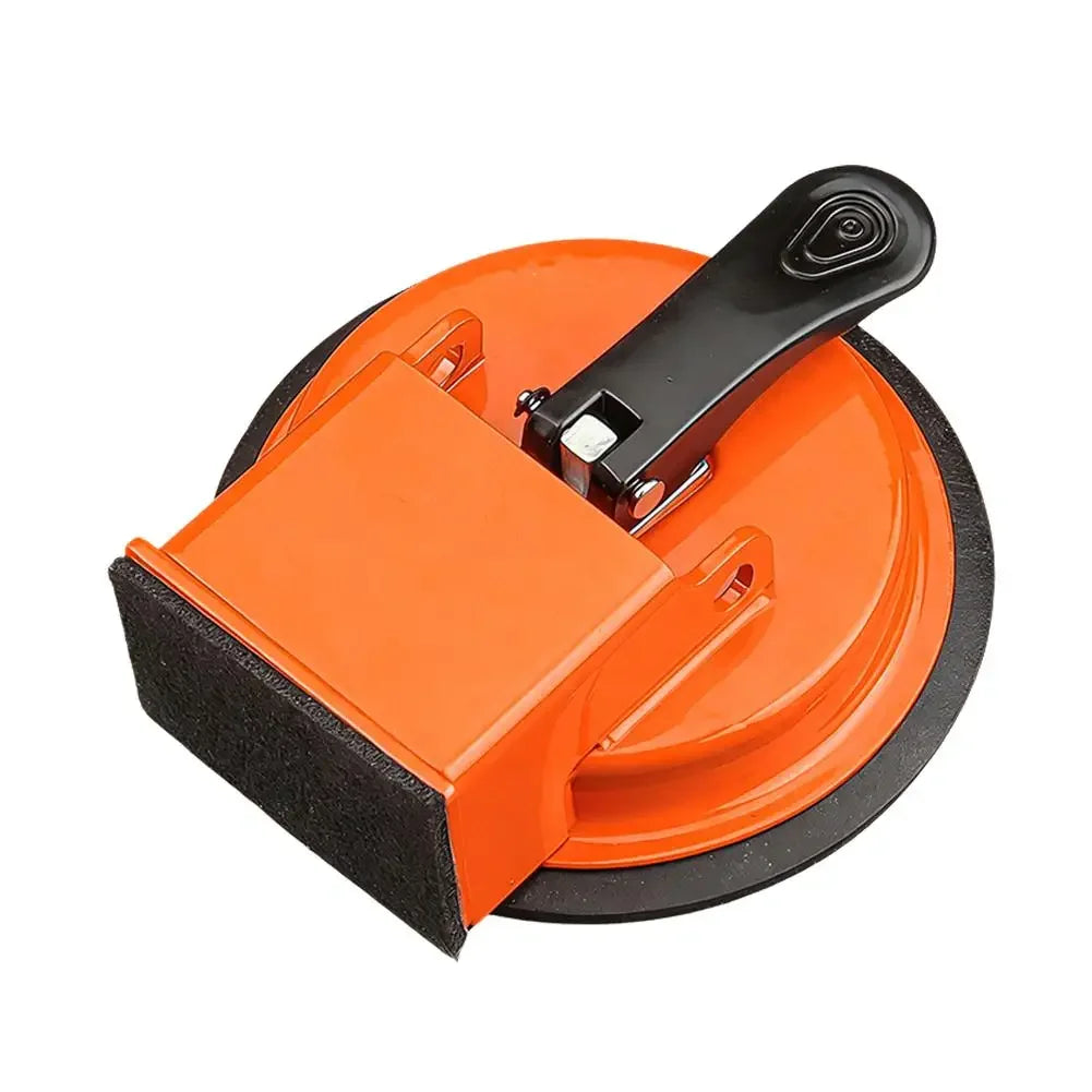 Heavy Duty Vacuum Suction Cup Floor Fixer Tool, Professional Construction Grade Gap Repair Tool for Tile Slat Baseboard Flooring Peaceful Pleasures Health and Wellness orange