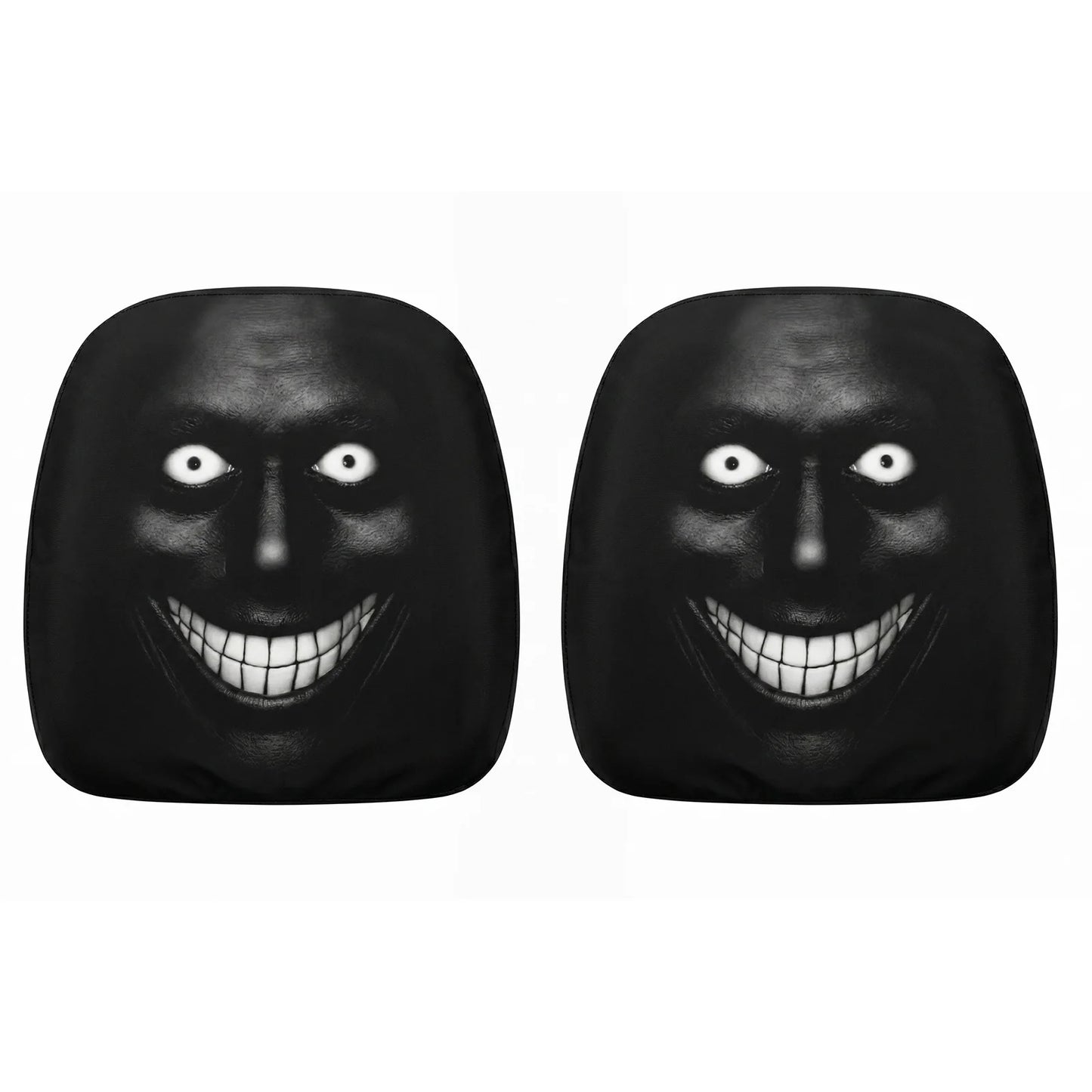 2Pcs Stretchy Headrests Sleeve Breathable Stretchable Head Covers Elastic Spooky Headrests Cover for Auto/Vehicle/Truck/SUV Peaceful Pleasures Health and Wellness Black 2