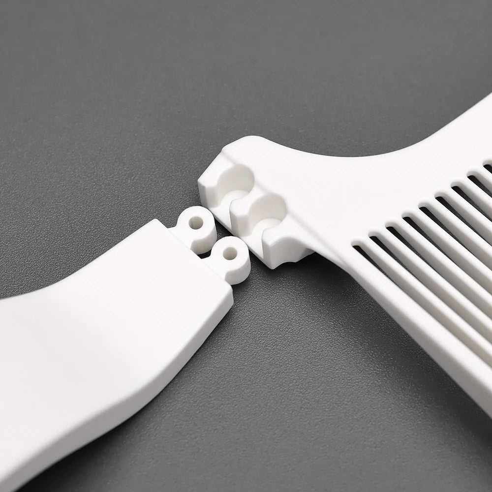 Haircutting Comb Set for Men - Precision Styling Comb and Hair Clipper Guide for Perfect Flat Top and Slicked Back Hairstyles Peaceful Pleasures Health and Wellness