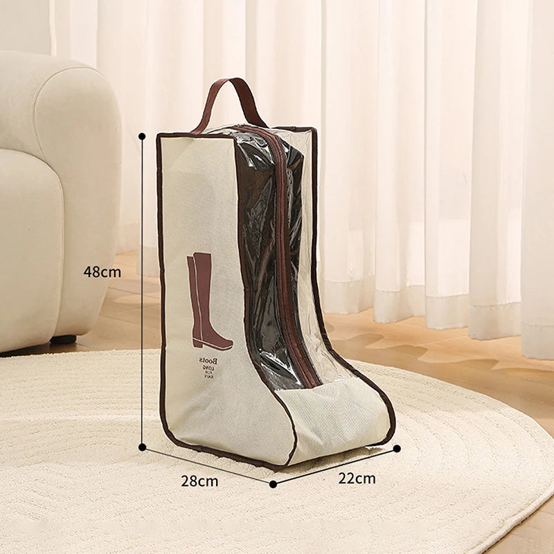 Dustproof Shoe Storage Bag – Boot & Travel Shoe Organizer Shoe Storage Bag Peaceful Pleasures Health and Wellness Beige L