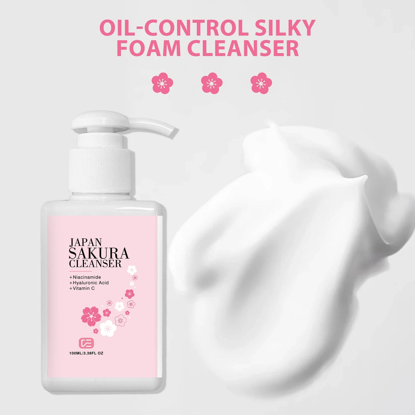 Veérenae Sakura Cherry Blossom Facial Cleanser – All Skin Types