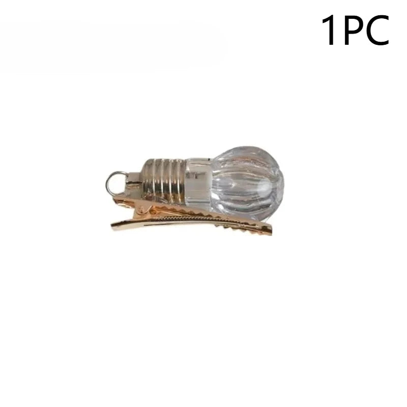 Light Bulb Hair Clip – Sparkling Festival & Concert Edge Clip