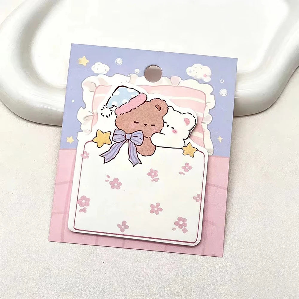 Little Bear Time Cat Alien Convenience Sticker Cute Material Ins