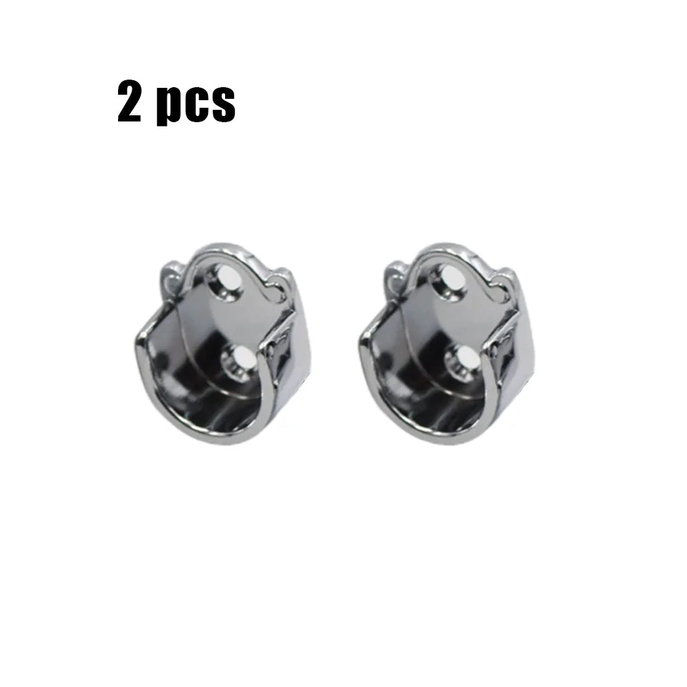 Wardrobe Bracket Heavy Duty Rod Socket Flange Holder Closet End