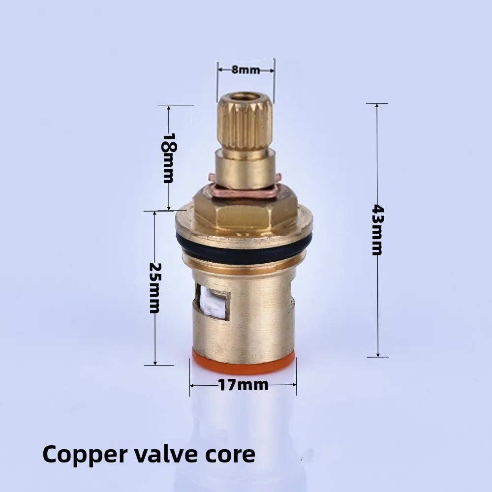Universal Brass Faucet Cartridge Valve – Kitchen & Bathroom