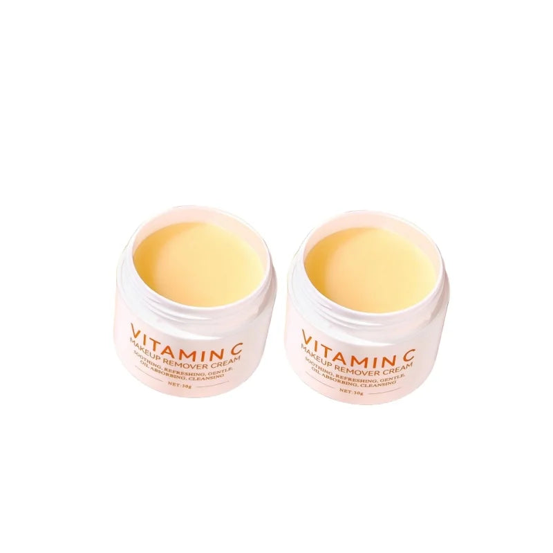 Vitamin C Cleansing Balm Easily & Effectively Remove Makeup Deeply Cleanses Nourishes Skin Refreshed & Non-greasy Cleansing Balm Peaceful Pleasures Health and Wellness 2pcs