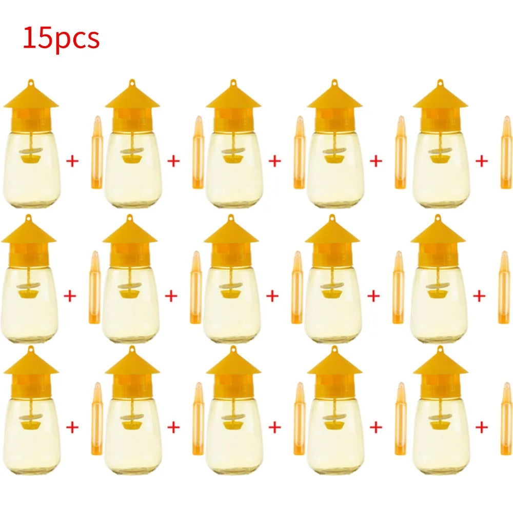 Fruit Fly Insect Trap for Orchard and Garden Use Peaceful Pleasures Health and Wellness 15pcs