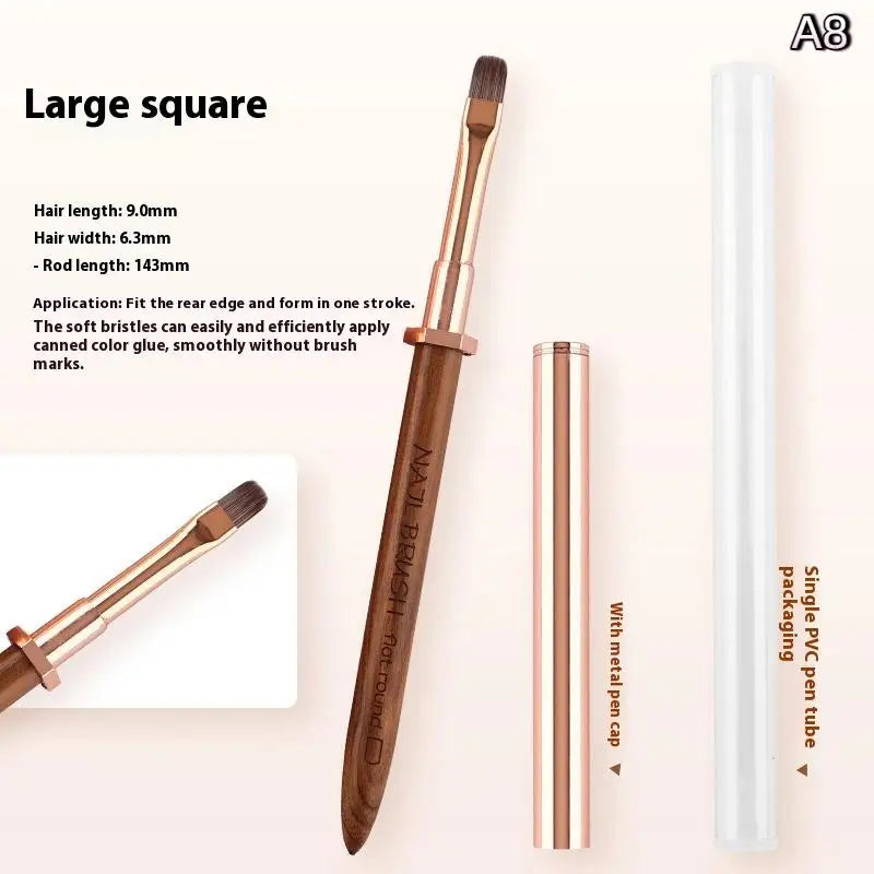 Sandalwood Nail Art Detail Brush – Manicure Painting Pen