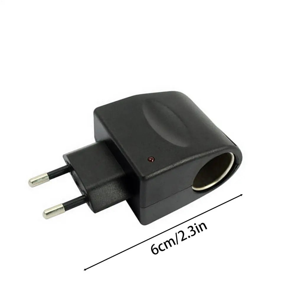 Car Plug Converter Car Power Adapter Socket Converter Portable Waterproof Vehicle Gadgets for Outdoor Adventure Long Distance Peaceful Pleasures Health and Wellness EU