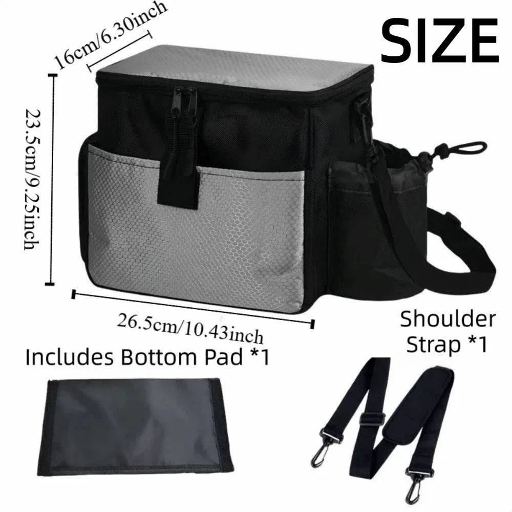 Disc Golf Starter Bag – Waterproof, Large Capacity, 13+ Discs