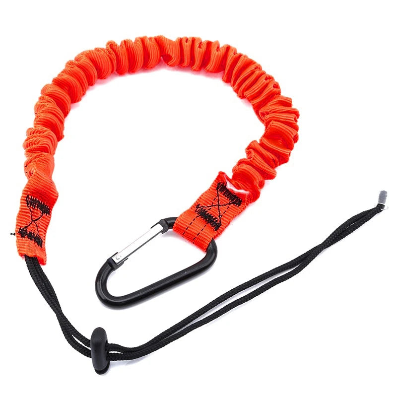 Safety Tool Lanyard Carabiner Hook | Anti-Drop Elastic Rope