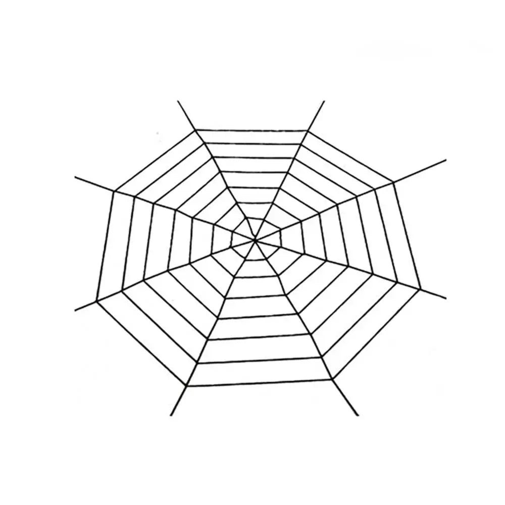 Giant Halloween Spider Web Decoration – Stretchy Cobweb 1.5–3.6m