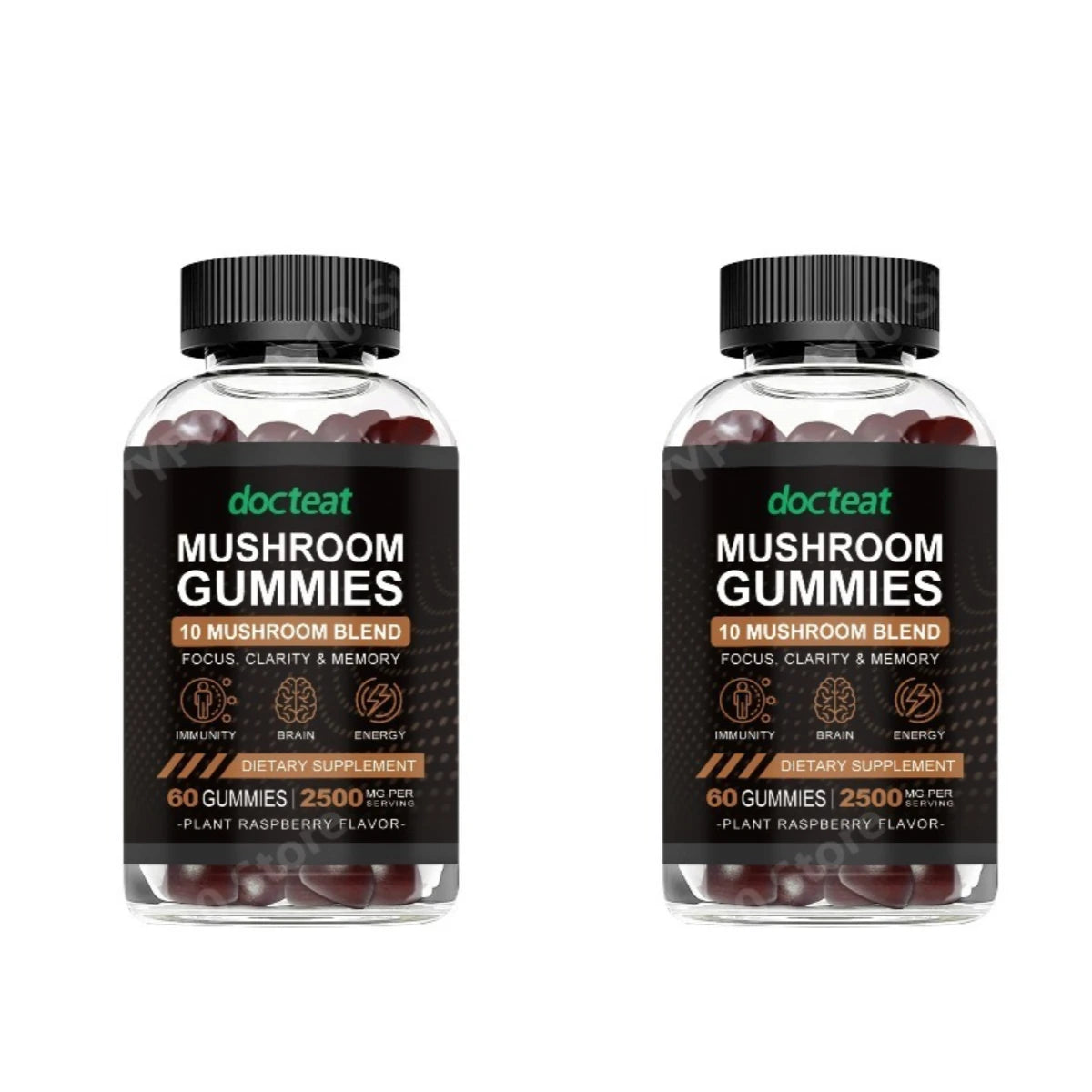 Mushroom Extract Gummies – Focus & Energy Support | 60 Ct