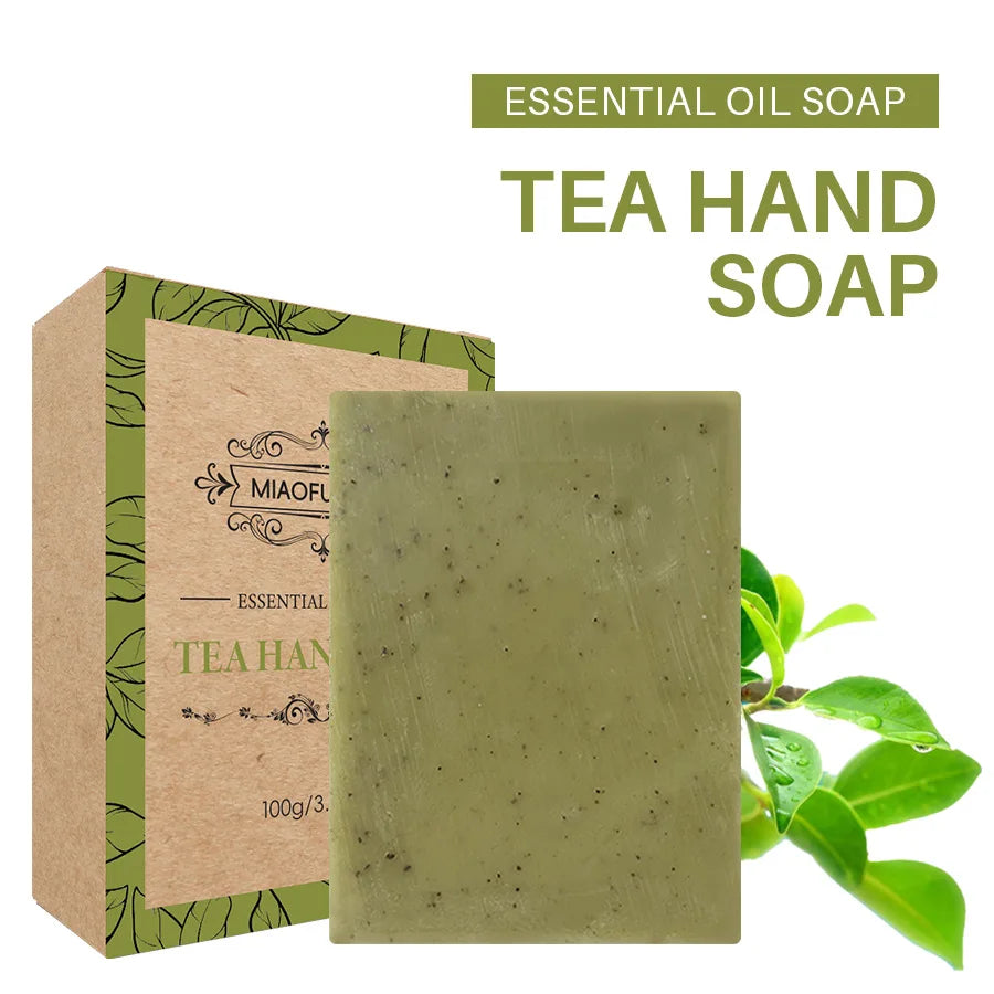 Frosted Scrub Soap – Rose, Tea Tree, Lavender & Coconut Oil
