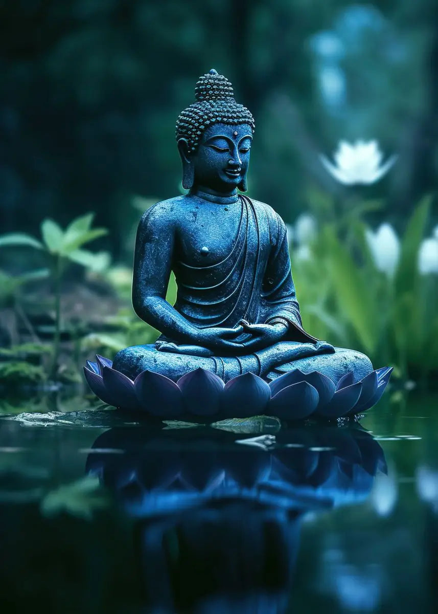 Buddha Zen Meditation Canvas Wall Art | Peaceful Nature Decor
